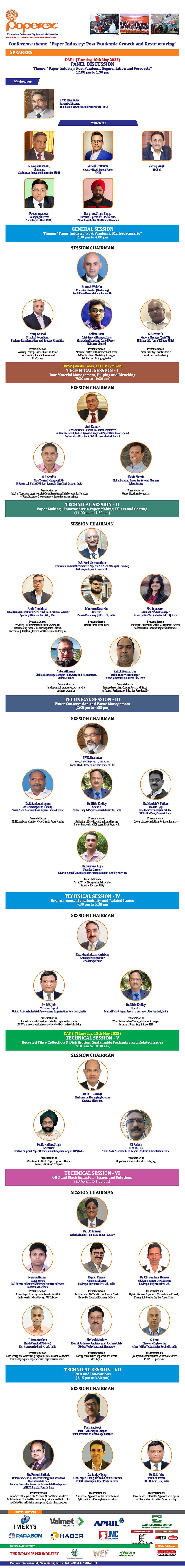 Paperex India Speakers